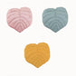 Nordic Leaf Shaped Baby Play Mat Soft Cotton Crib Blanket for Infant