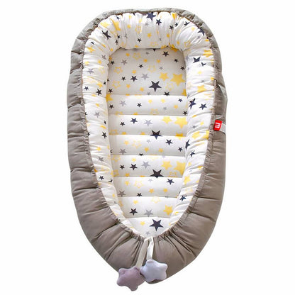 Baby Bed Nest Star Pattern Infant Sleep Pod Baby Lounger Mattress Reducer