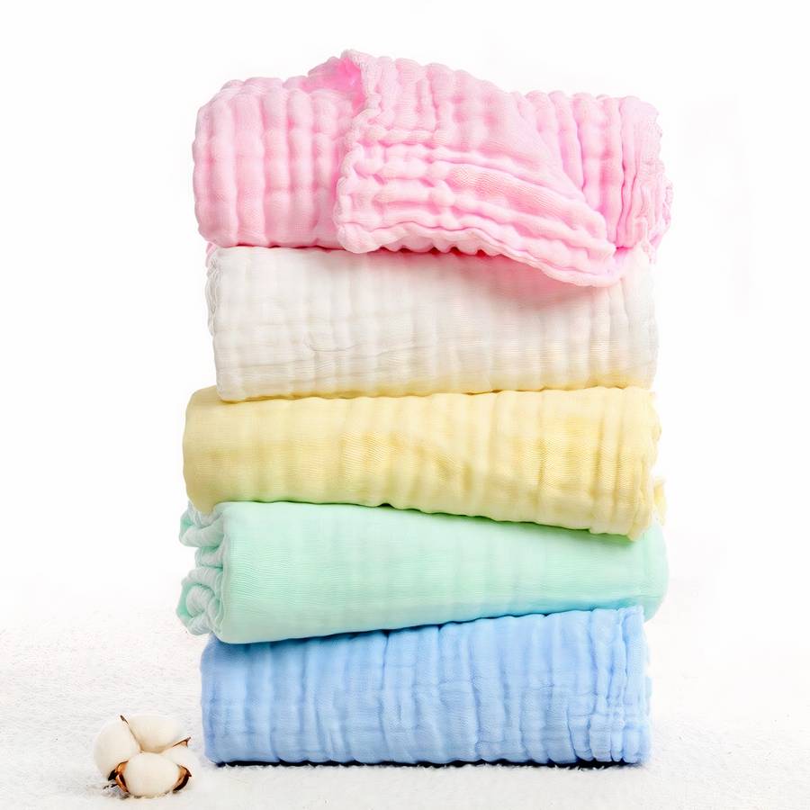 Organic Muslin Baby Blanket Soft Breathable Swaddle for Newborns