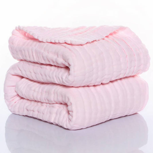 Organic Muslin Baby Blanket Soft Breathable Swaddle for Newborns