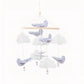 Cotton Baby Crib Rattle Organic Cotton Infant Toy Nursery Accessory
