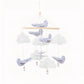 Cotton Baby Crib Rattle Organic Cotton Infant Toy Nursery Accessory