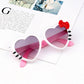 Kids Heart Shaped Sunglasses Cute Trendy UV Protection Shades for Girls Boys