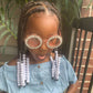 Kids Floral Pattern Sunglasses UV Protection Toddler Girls Boys Shades