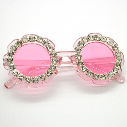 Kids Floral Pattern Sunglasses UV Protection Toddler Girls Boys Shades