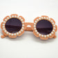 Kids Floral Pattern Sunglasses UV Protection Toddler Girls Boys Shades
