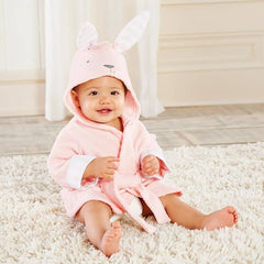 Baby Animal Hooded Robe Toddler Bathrobe Soft Cute Hooded Towel for Kids