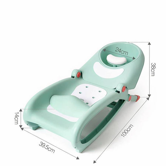 Baby Foldable Hair Washing Chair Portable Infant Shampoo Seat