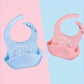 Soft Silicone Baby Bib Waterproof Easy Clean Toddler Feeding Accessory