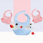 Soft Silicone Baby Bib Waterproof Easy Clean Toddler Feeding Accessory