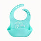 Soft Silicone Baby Bib Waterproof Easy Clean Toddler Feeding Accessory
