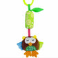 Cotton Baby Rattle Hand Plush Toy with Bell Sensory Teether for Infants