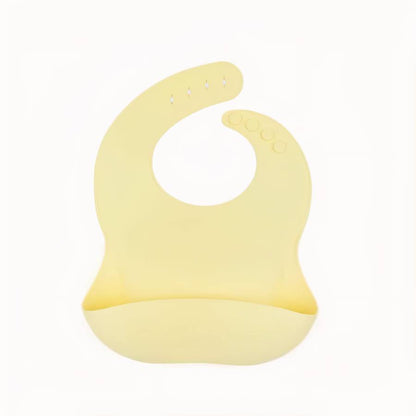 Waterproof Durable Silicone Baby Bib Easy Clean Mess Free Baby Feeding Accessory