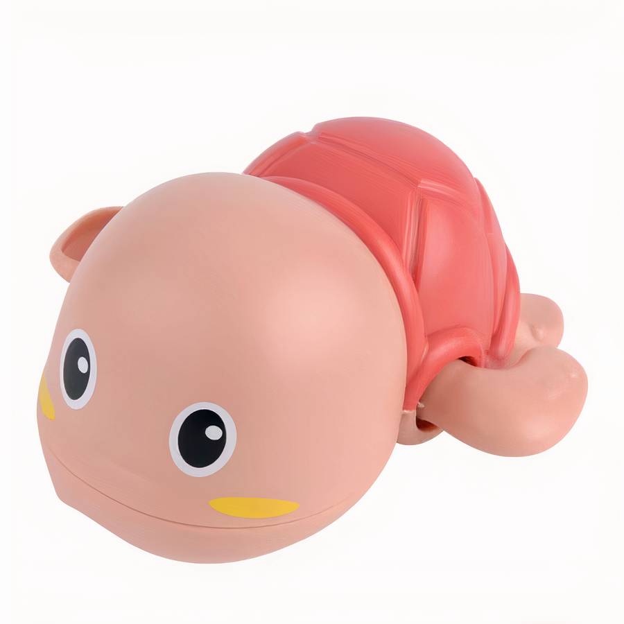 Floating Turtle Baby Bath Toy Soft Waterproof Bath Toy for Infant Toddler