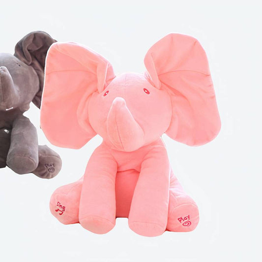 Plush Elephant Robot Toy for Kids Interactive Stuffed Animal Plushie