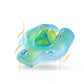 Inflatable Baby Swimming Float Ring with Safety Seat and Sun Canopy