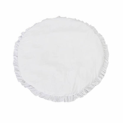 Round Baby Play Mat Soft Cotton Toddler Activity Rug