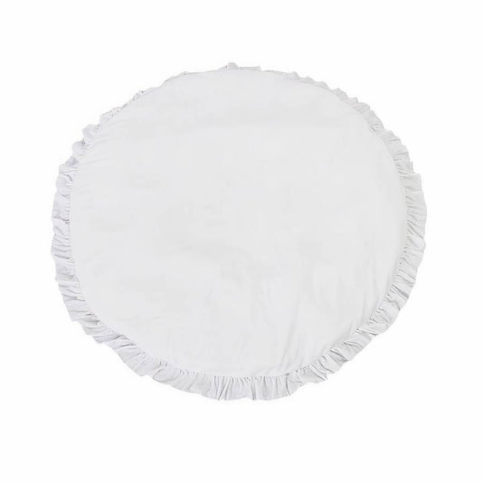 Round Baby Play Mat Soft Cotton Toddler Activity Rug