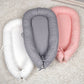 Portable Cotton Baby Bed Nest and Infant Crib Reducer for Newborns