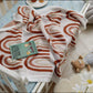 Baby Rainbow Blanket Soft Cozy Infant Bedding Plush Throw for Newborns