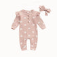 Baby Long Sleeve Heart Print Romper