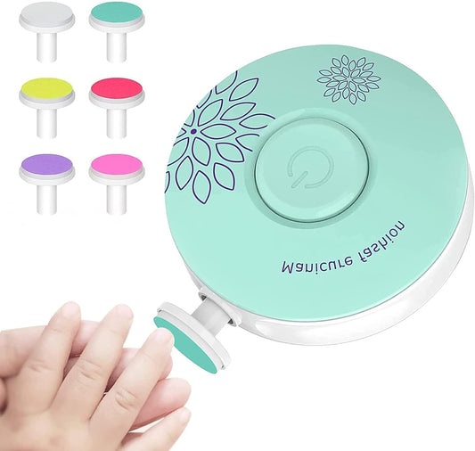 Electric Baby Nail File Safe Infant Manicure Grinder Kit