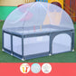 Baby Playpen with Safety Net Toddler Play Yard Portable Indoor Outdoor Fence