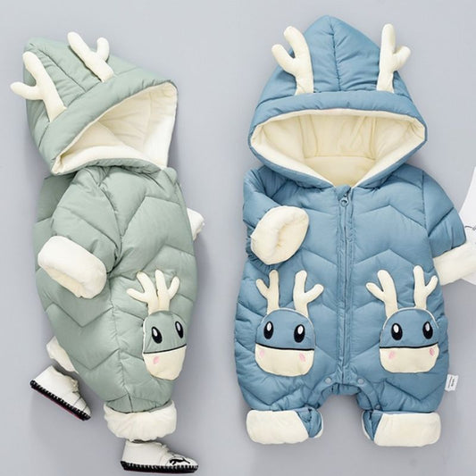 Baby Winter Snowsuit Toddler Warm Insulated One-Piece Bunting Suit