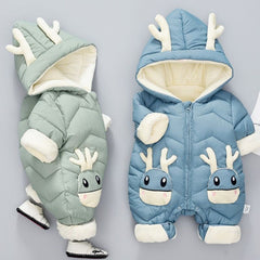 Baby Winter Snowsuit Toddler Warm Insulated One-Piece Bunting Suit