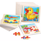 Wooden Puzzles for Kids 10 Pieces Educational Toddler Toys