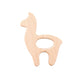 Baby Teething Ring Natural Wood Organic Infant Teether Safe Chew Toy