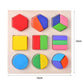 Montessori Geometric Shapes Puzzle for Kids Educational Toy