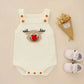 Baby Boy and Girl Knit Romper Cotton Sleeveless Infant Jumpsuit