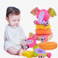Educational Plush Elephant Toy for Toddlers Kids Learning Stuffed Animal