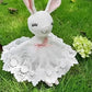 Baby Bunny Comforter Plush Lovey Soft Security Blanket for Newborns Toddler