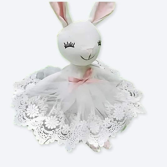 Baby Bunny Comforter Plush Lovey Soft Security Blanket for Newborns Toddler