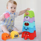 Stackable Animal Shaped Baby Toy Toddler Stacking Blocks Educational Toy for Infants
