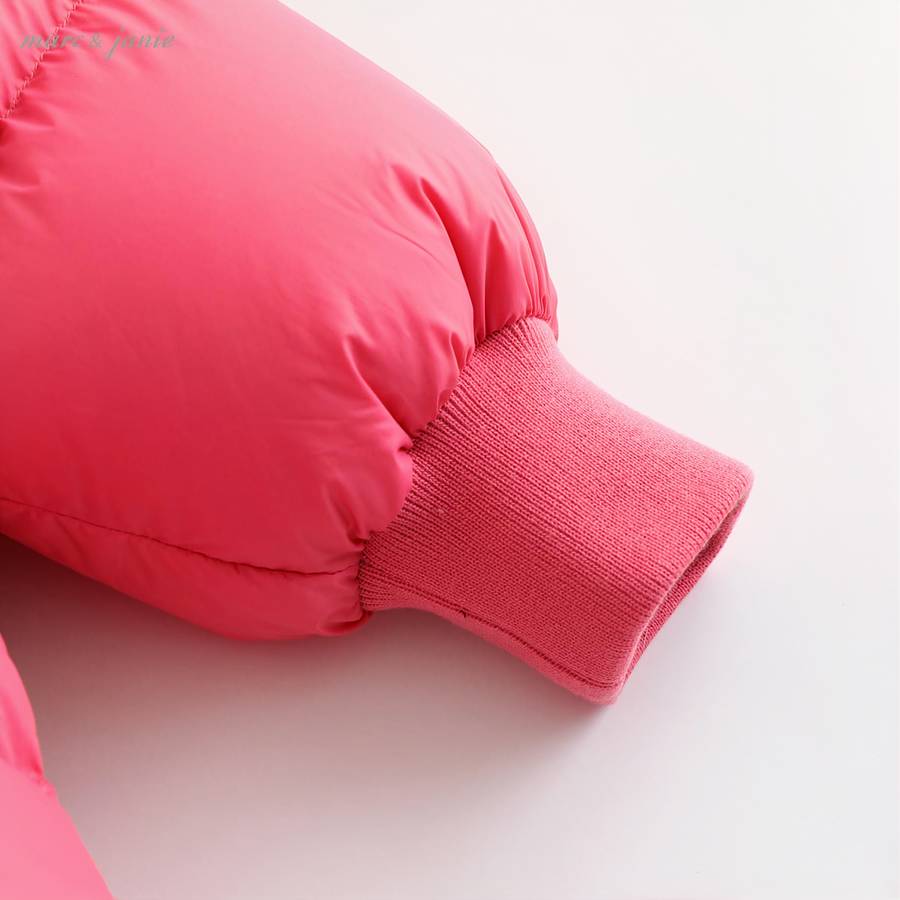 Cozy Pink Baby Girl Puffer Jacket Toddler Winter Coat