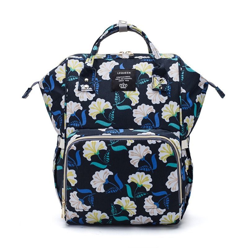Lequeen Baby Diaper Backpack Bag for Moms and Dads Spacious Travel Changing Bag