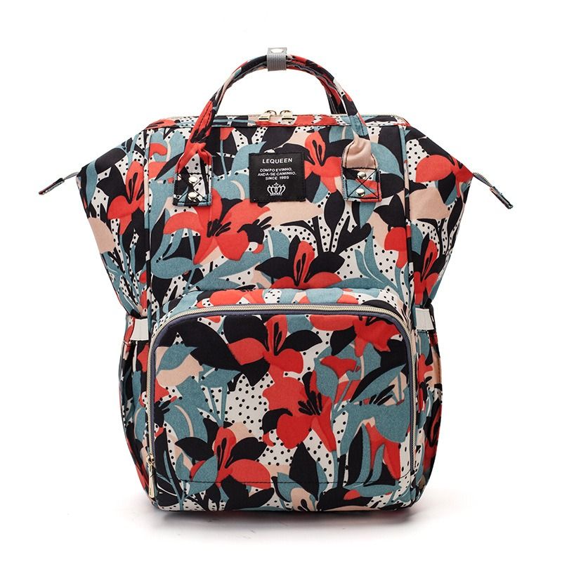 Lequeen Baby Diaper Backpack Bag for Moms and Dads Spacious Travel Changing Bag